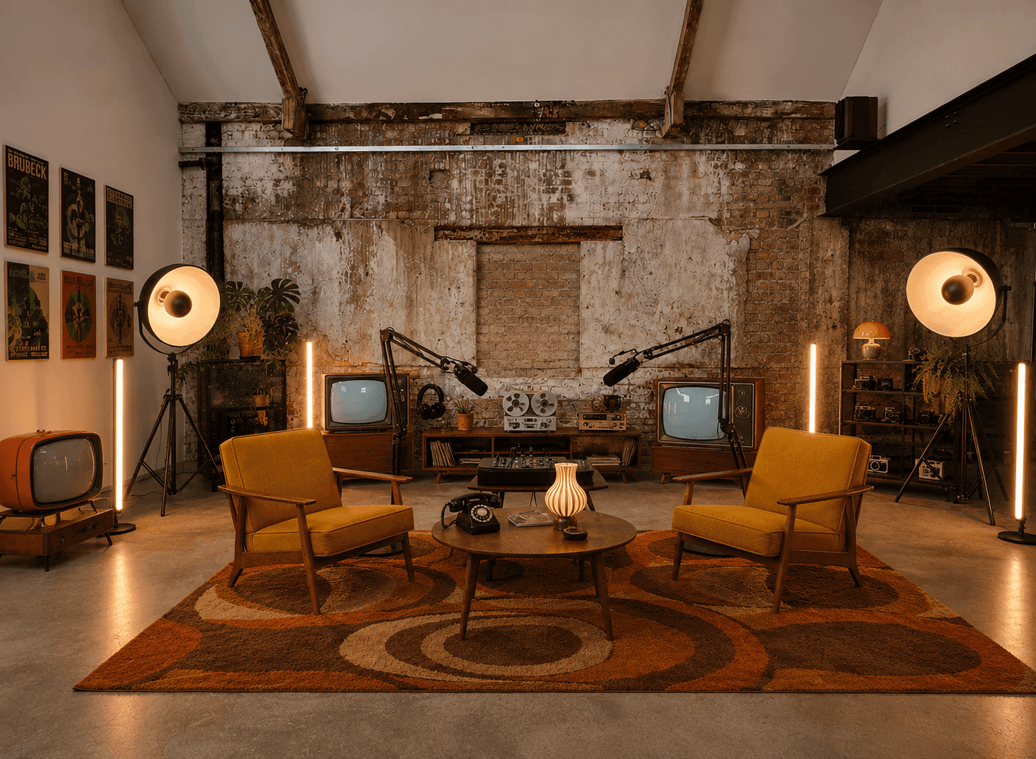The Retro Room vintage podcast set at CTRL Clapton
